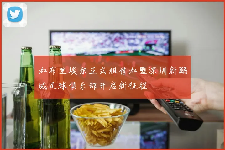 加布里埃尔正式租借加盟深圳新鹏城足球俱乐部开启新征程